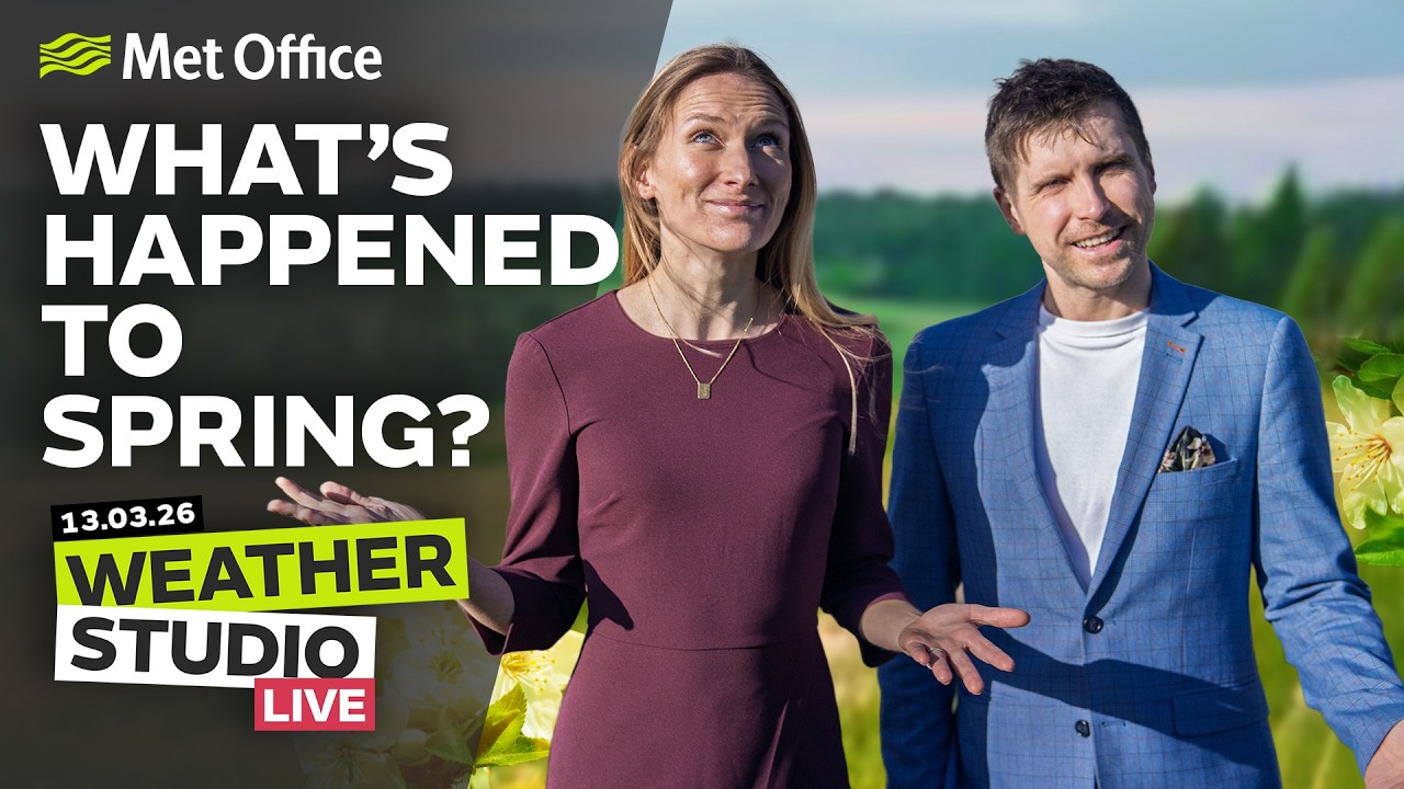 How long will the wetter weather last? - 13/03/2026 - Weather Studio Live Met Office Forecast
