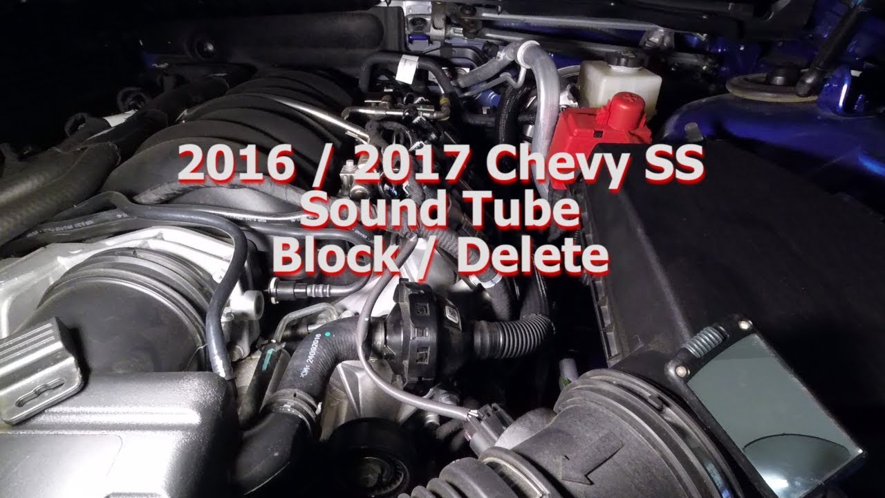 Chevy SS - Sound Tube Block / Delete