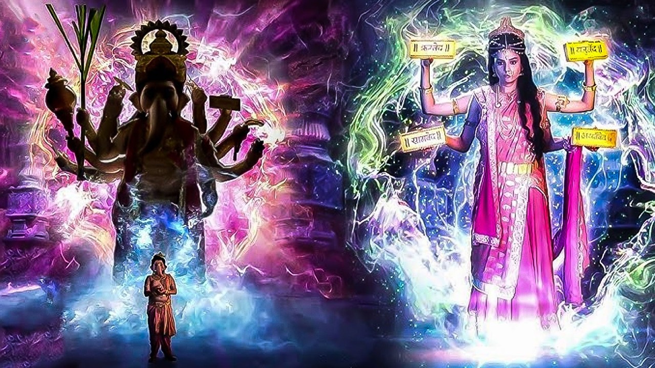 Maha Epiosode: गणेश जी ने वेदों की देवी को असुरो से बचाने के लिए लिया विशाल रूप | Mata Ki Shakti