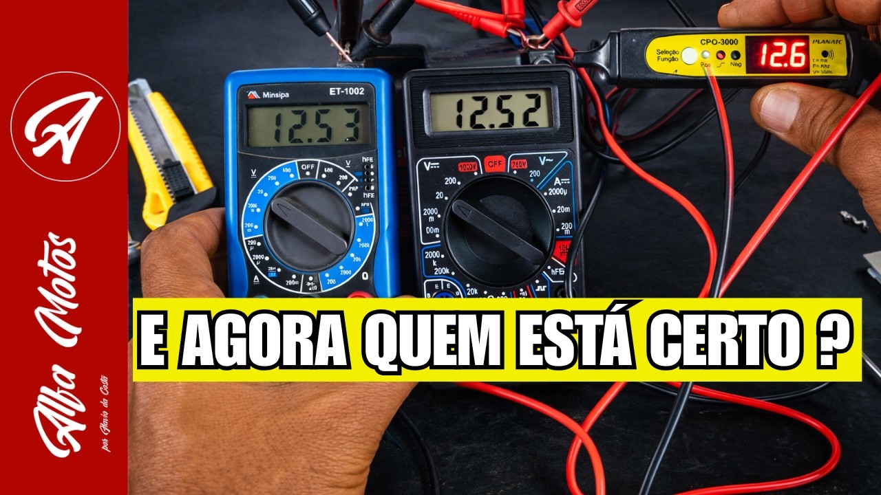FERRAMENTAS PARA TRABLHAR COM ELÉTRICA. MULTÍMETRO CANETA DE TESTE. ELÉTRICA DE MOTO TETSE BATERIA