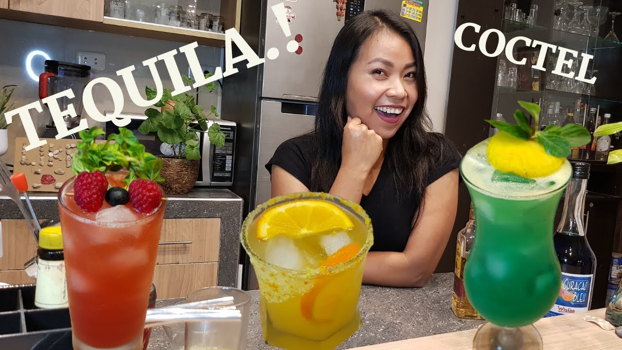 |PREPARANDO COCTELES con TEQUILA|  Fáciles y refrescantes (3 cocteles clásicos con TEQUILA)😋🍹