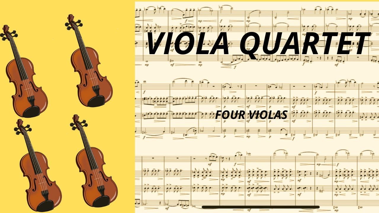 4 violas, VIOLA QUARTET by FLETA POLO