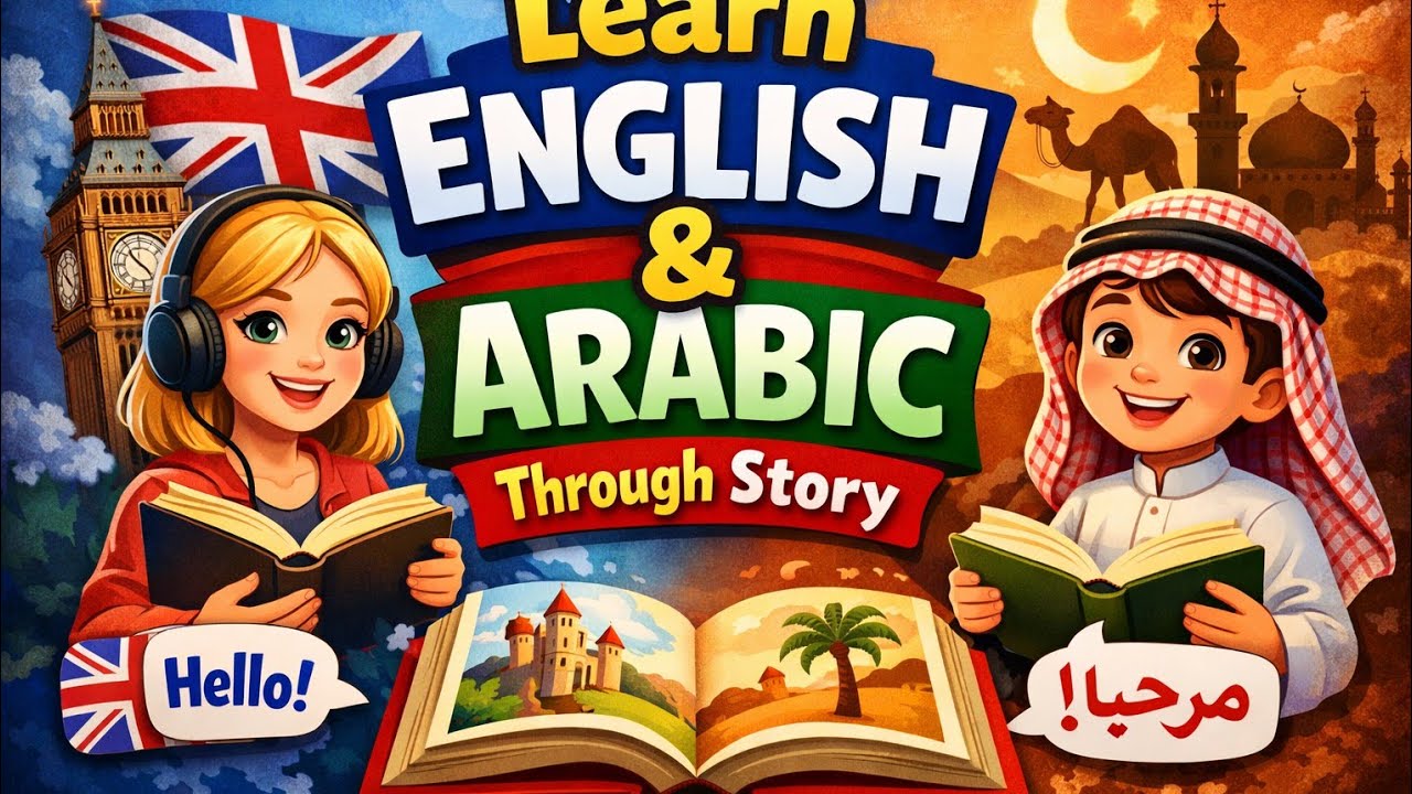 Learn arabic for beginners/learn english speaking through story 