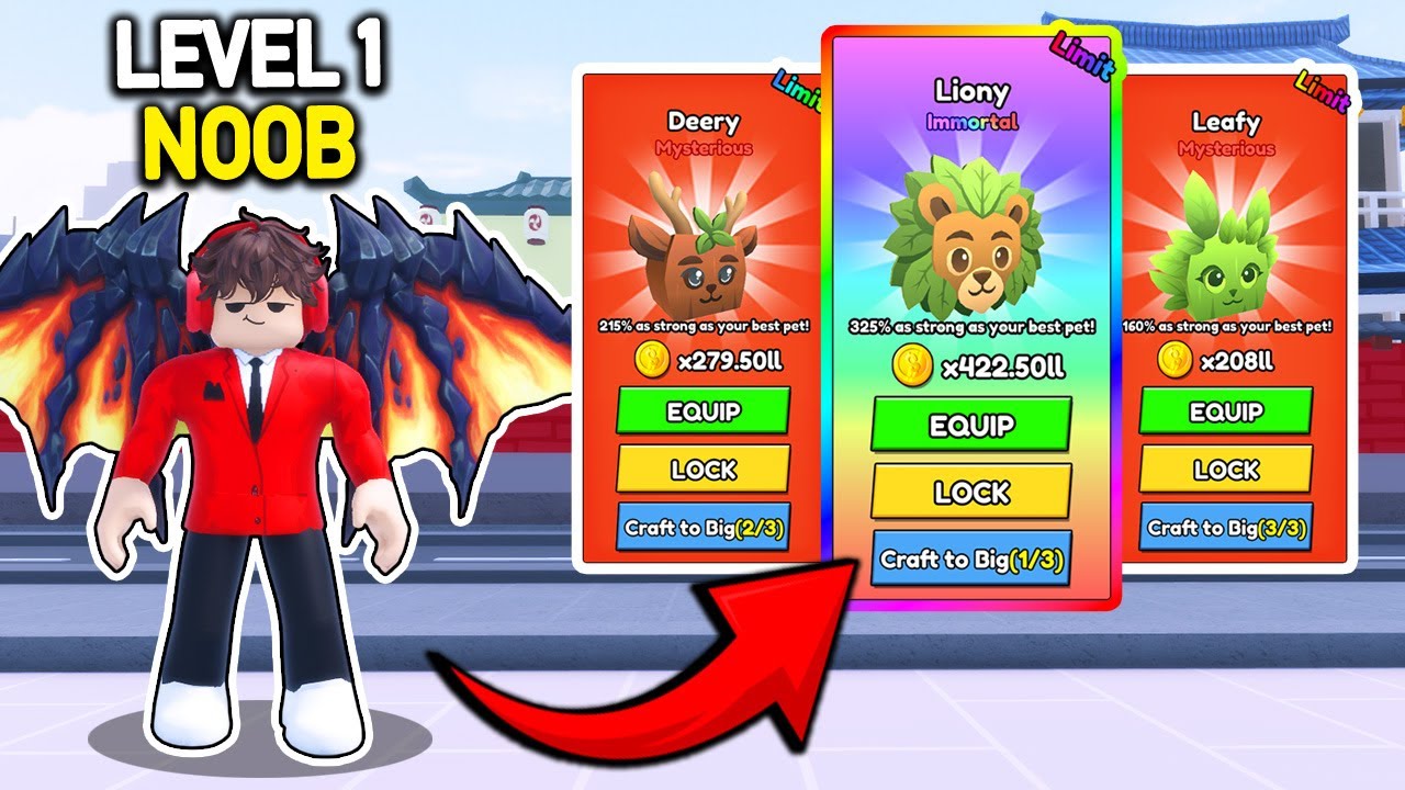 Starting Over as NOOB with OP NATURE PETS in Climb and Jump Tower ! (Roblox)