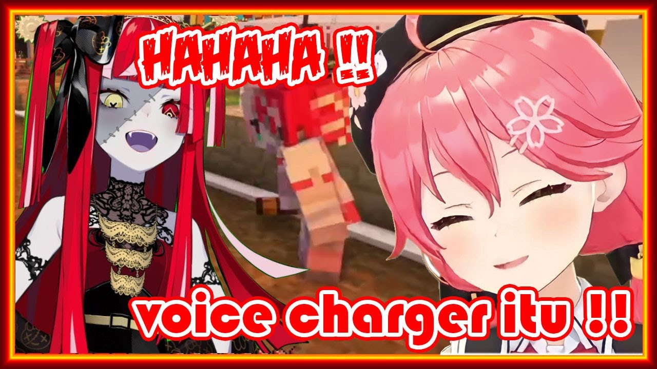 [ Hololive sub indo ] Semua ngakak ketika ollie pake voice charger !!