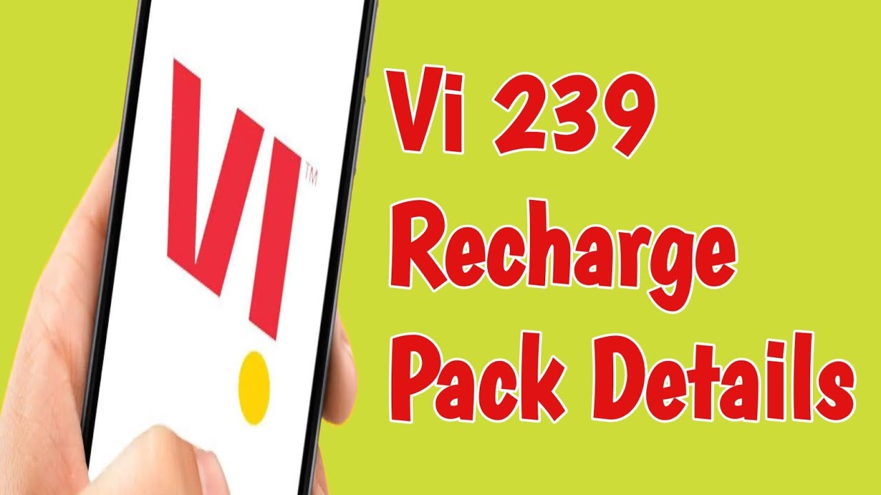 Vi Prepaid 239 Recharge Pack Details // Vi Sim 239 Recharge Plan Details