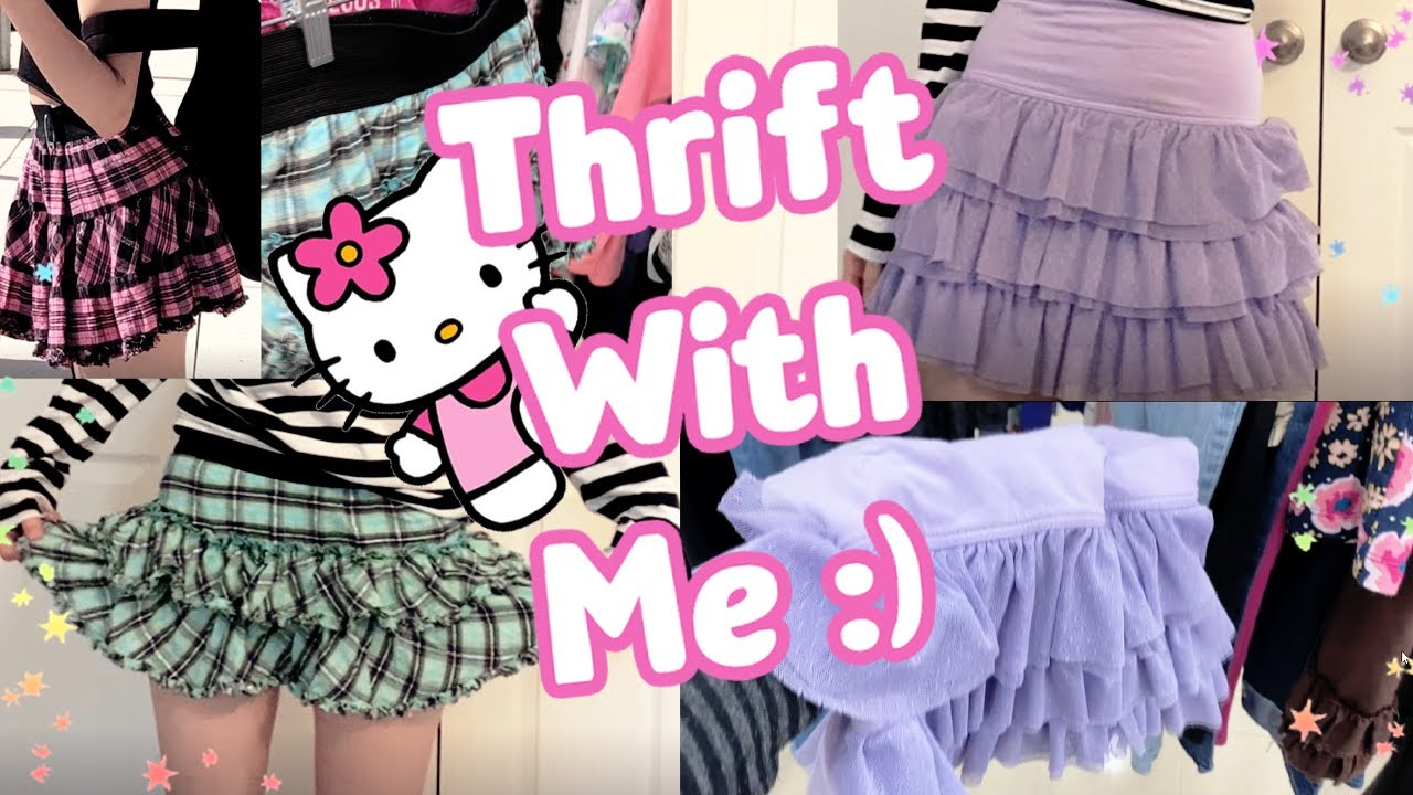 Thrift With Me - Egirl / Alt / Scene / Emo Secondhand Fashion Haul 2021