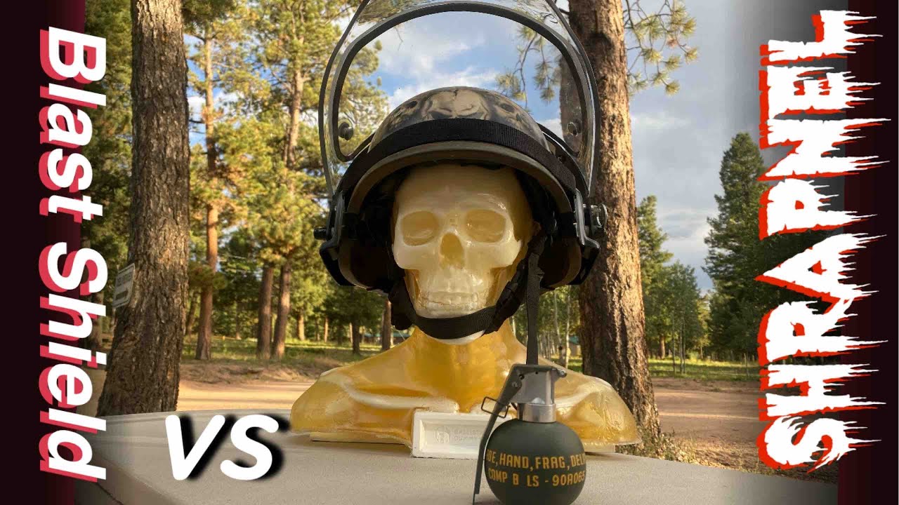 EOD Blast Shield Vs Shrapnel