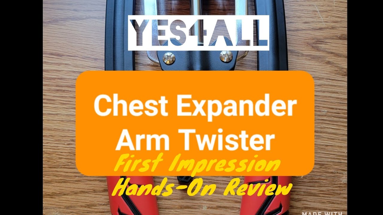YES4ALL Hydraulic Power Twister/Chest Expander/Arm Twister - 22lbs–440lbs Capacity / Hands-On Review