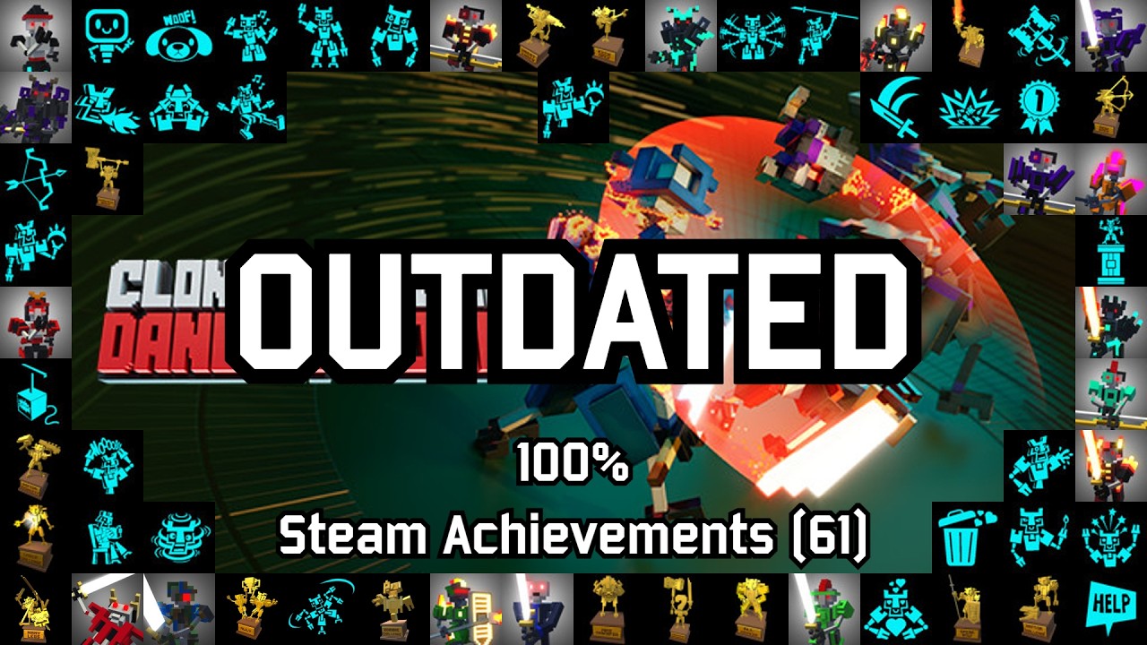 Clone Drone in the Danger Zone | Steam Achievements (61), 100%