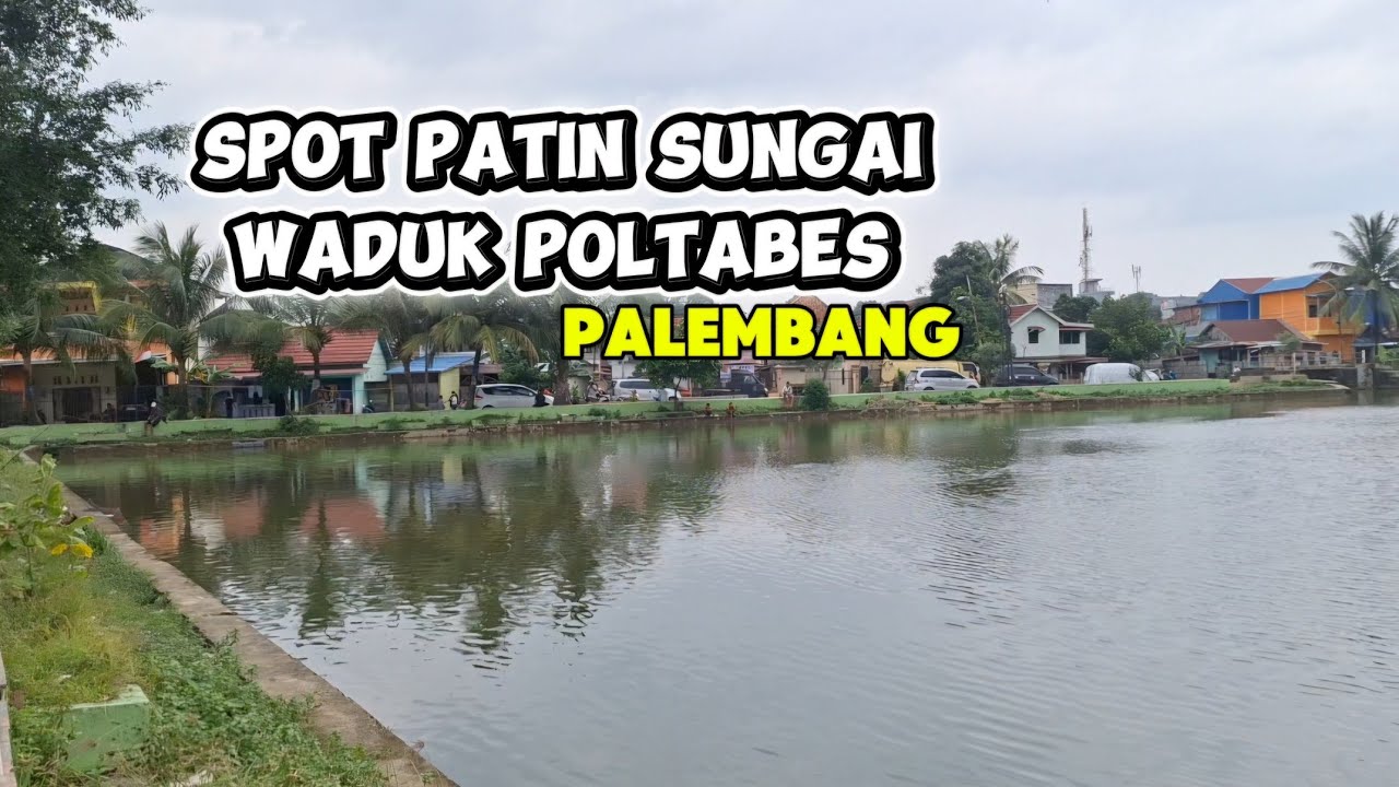Spot mancing patin sungai waduk belakang poltabes palembang, info spot mancing palembang