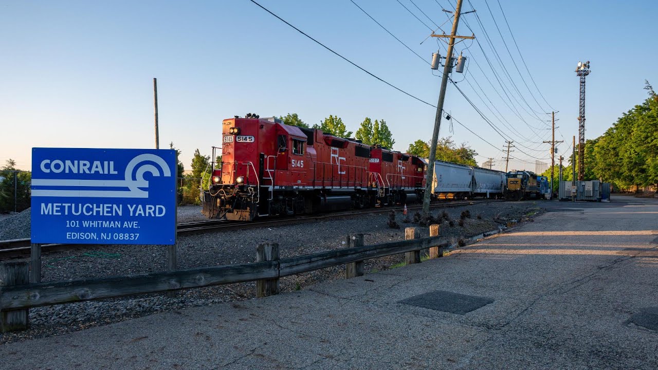 Saturday Morning On the Raritan Central Railway, Railfanning, Metuchen - Edison, NJ 6/1/24
