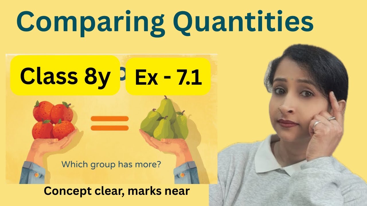 Mastering Comparing Quantities – Ratios, Percentages & Profit–Loss | Class 8 #gearupmaths #comparing