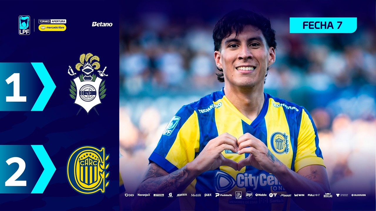 GIMNASIA 1 - 2 ROSARIO CENTRAL | Resumen del partido | #TorneoMercadoLibre 2026 🏆