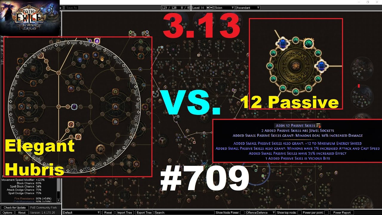 [Path of Exile 3.13] 12 Пассивное Большое Скопление Существ Большое Скопление против Элегантного Высокомерия - 709