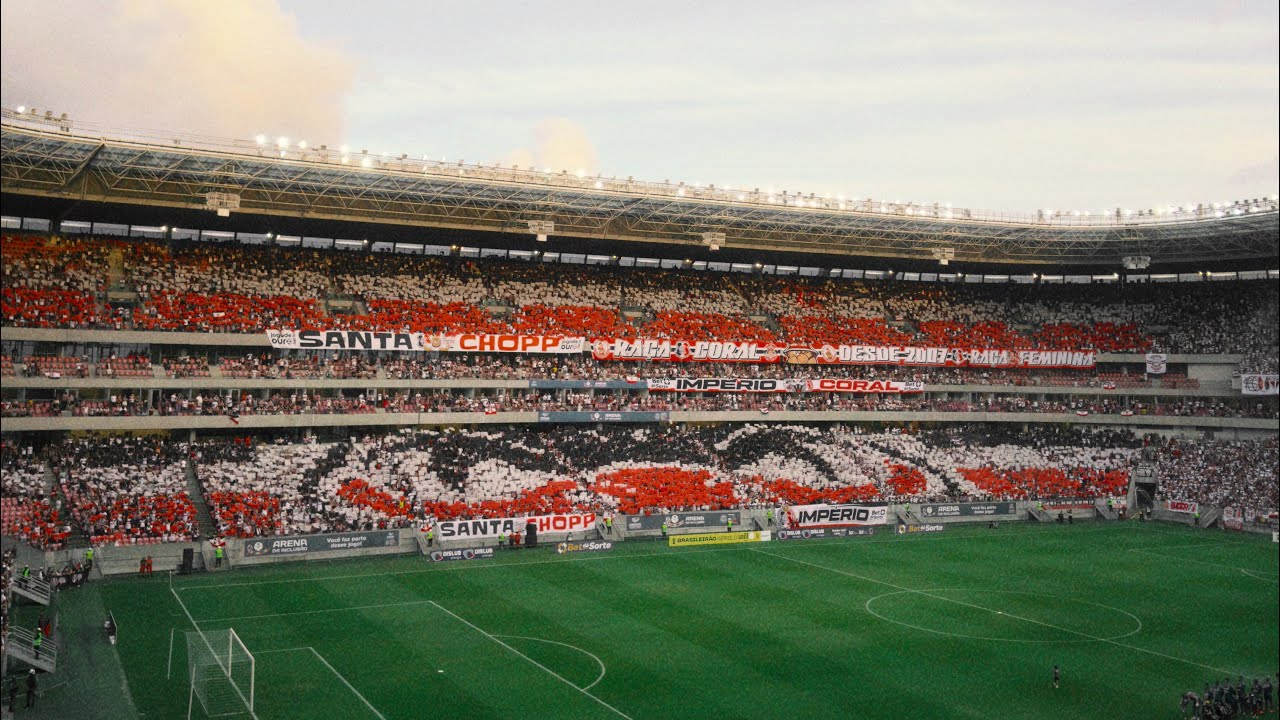 Mosaico do Santa Cruz vs Barra | Recorde Batido.