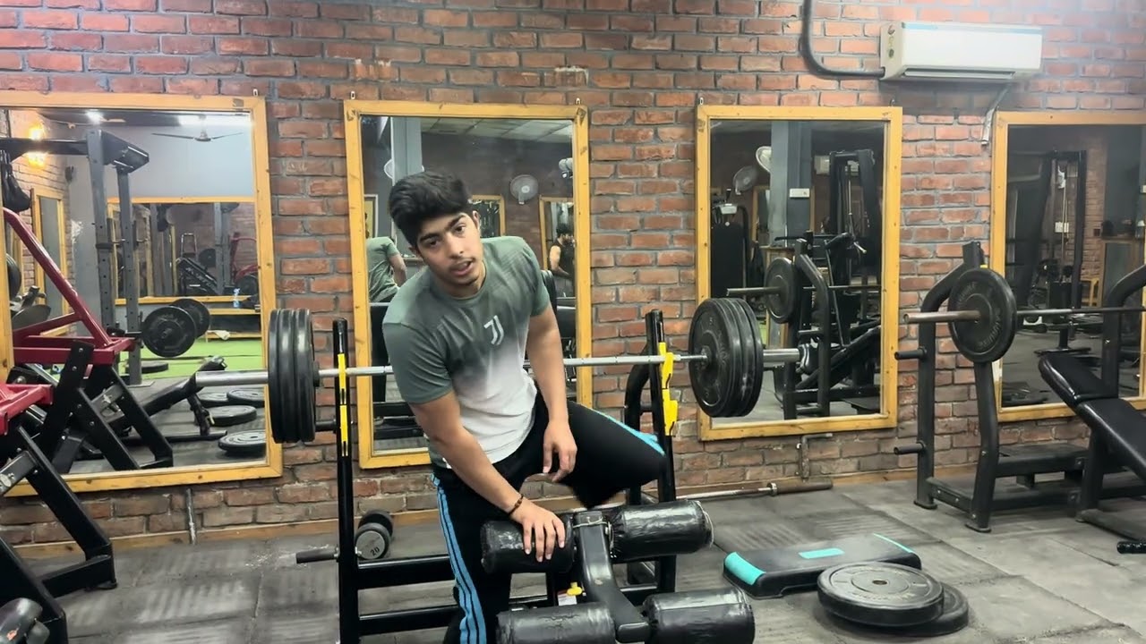 Today my brother got injured and today we did triceps workout..