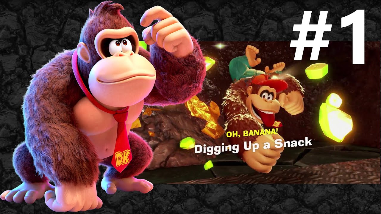 Donkey Kong Bananza - First Playthrough Part 1 (Livestream Archive)