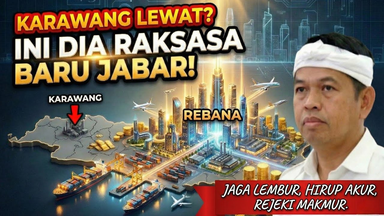 Megaproyek Rebana Metropolitan: Ambisi Gila Jawa Barat Geser Ekonomi Jakarta? (Edisi Akhir 2025)