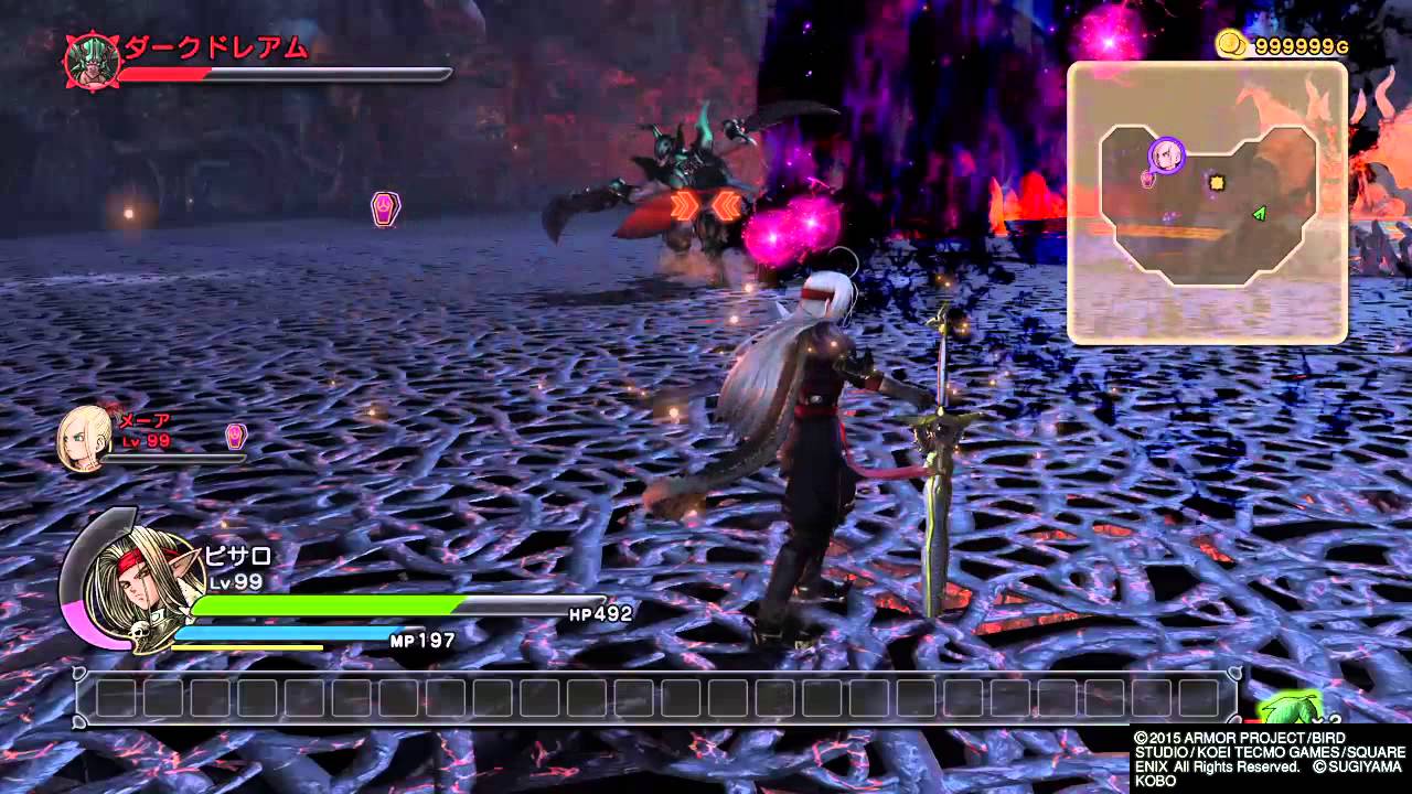【DQH】ピサロvsダークドレアム　ドラクエヒーローズ