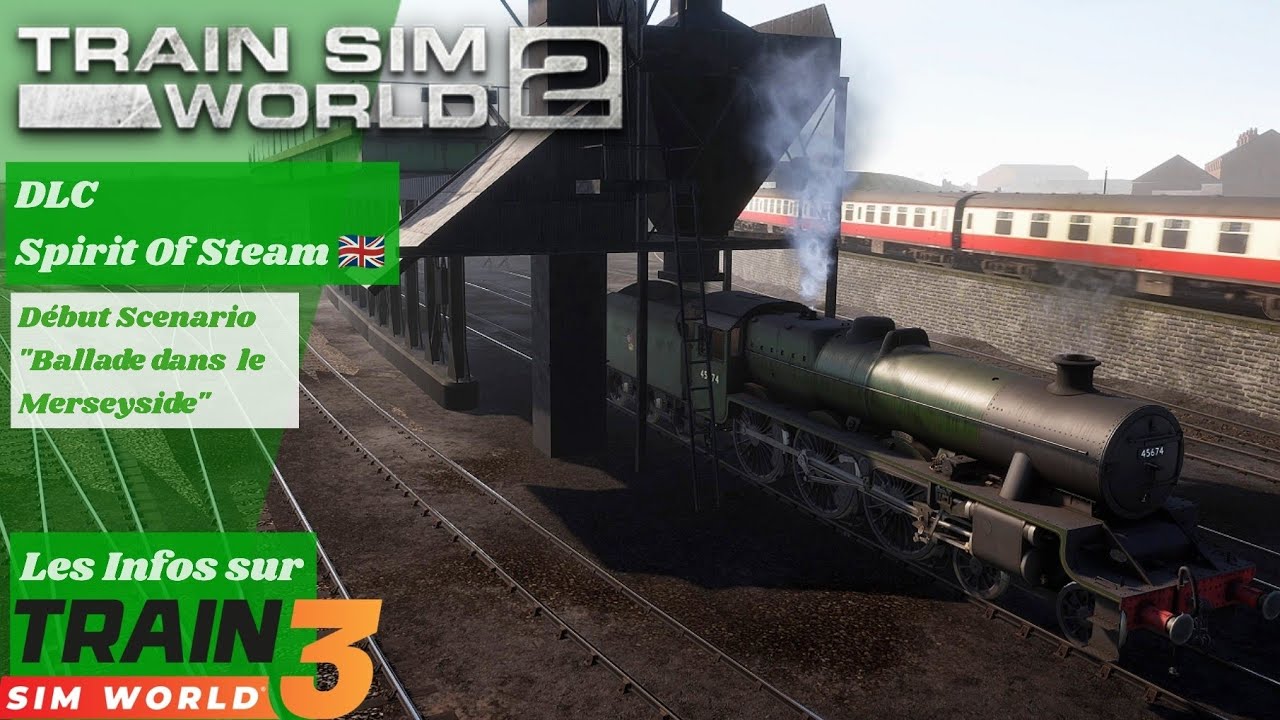 Train Sim World 2 - DLC Spirit Of Steam + Infos TSW 3 (PS5) [FR]