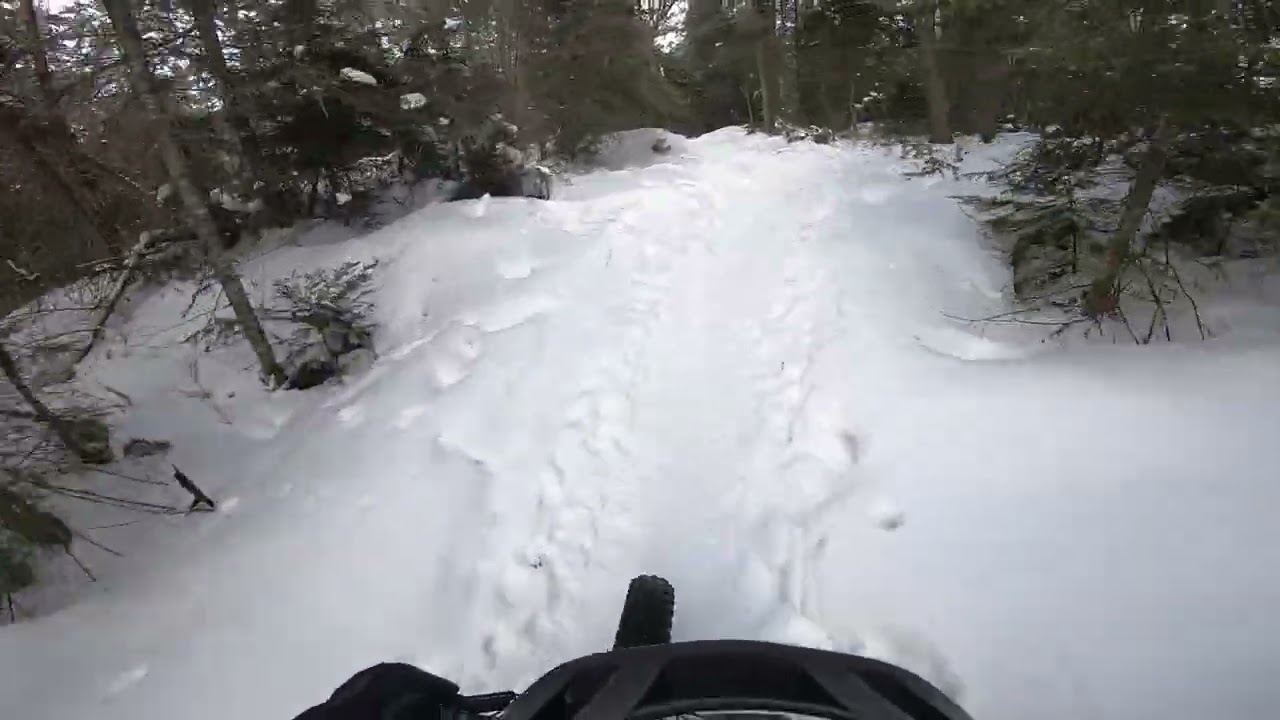Ballade en fat bike sentier Manoir