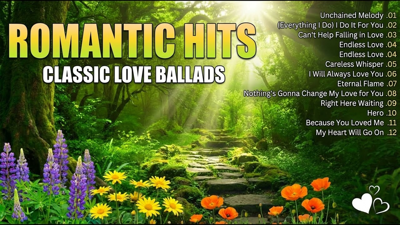 ( No ADS ) 500 Most Beautiful Love Songs Of All Time ~ Romantic Classics Playlist