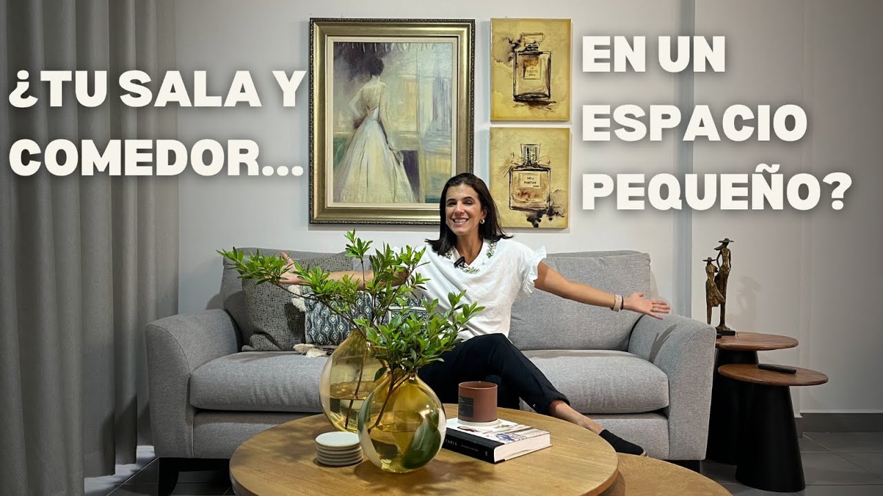 Sala y comedor en un solo ambiente | ¡Ideas para espacios pequeños!