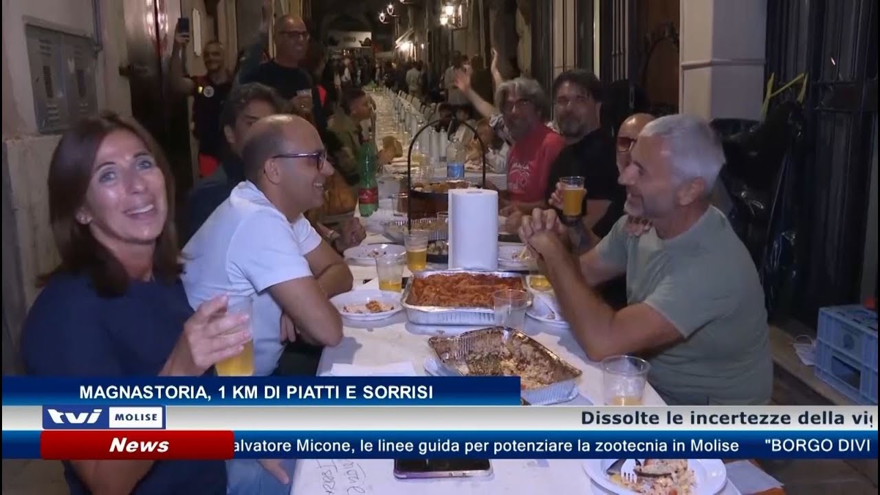 MAGNASTORIA, 1 KM DI PIATTI E SORRISI