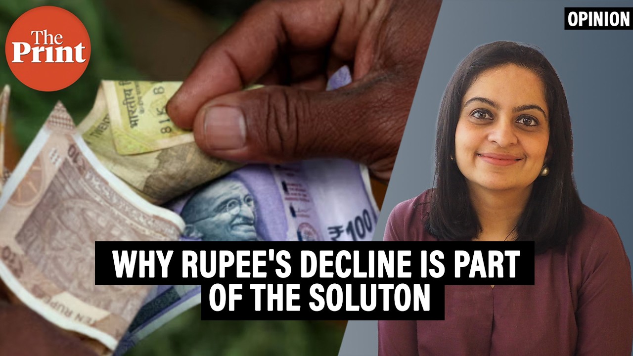 Why the Indian rupee&rsquo;s decline is part of the solution, not the problem