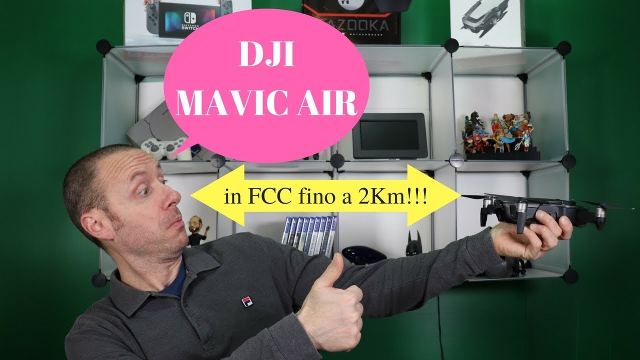 DJI MAVIC AIR-SPARK IN FCC GUIDA TUTORIAL ITA VEDIAMO COME METTERE LA MODALITA' FCC!!!