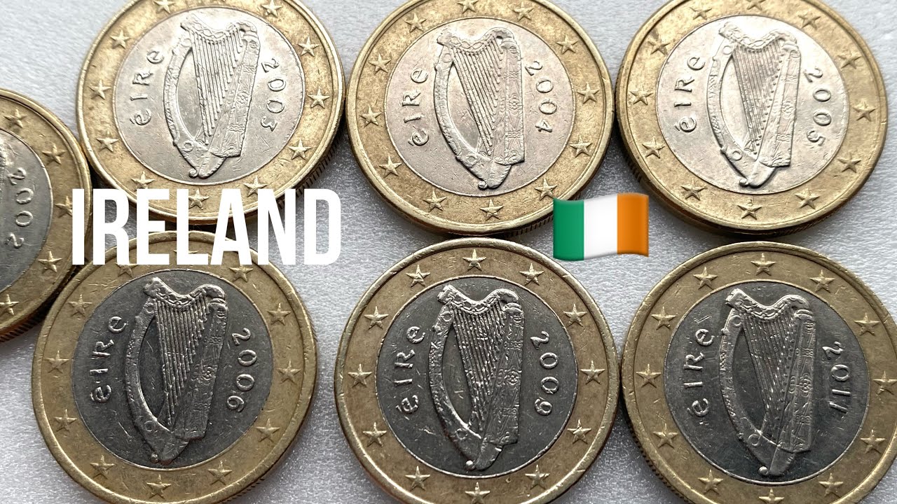1 euro Ireland 2002 2003 2004 2005 2006 2009 2011