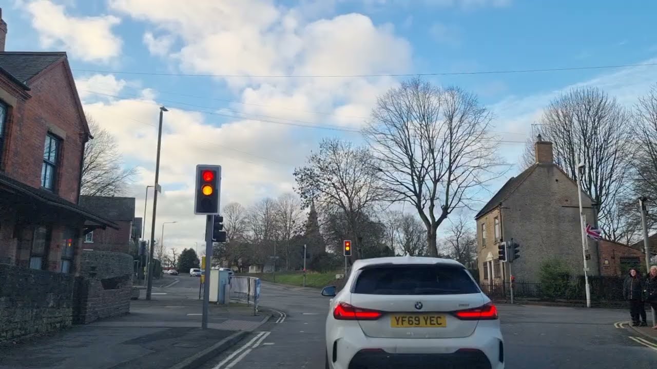 Road Trip UK 🇬🇧 | Driving From Bolsover To Mansfield | Raw Footage | Via Glapwell | Pleasley | A632