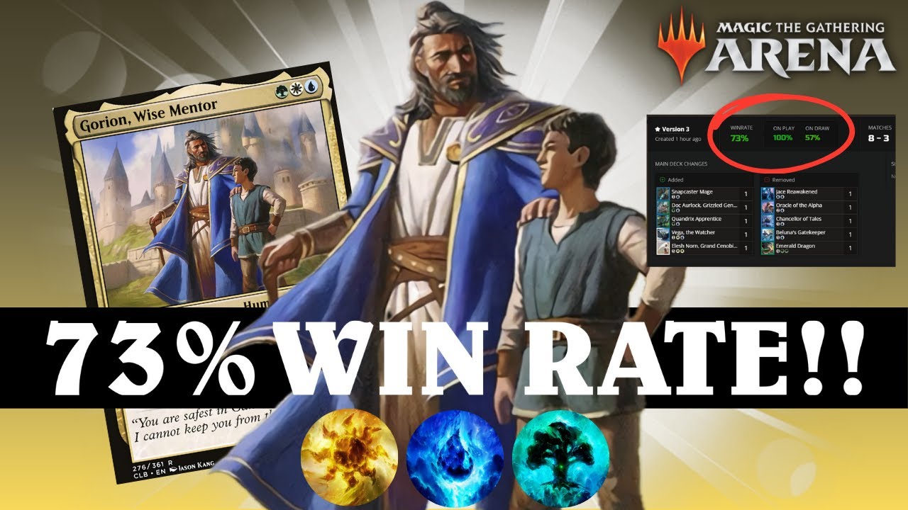【Historic Brawl Deck】😄🥶🤢| 73％ WIN RATE Gorion's strong tactics | Gorion, Wise Mentor