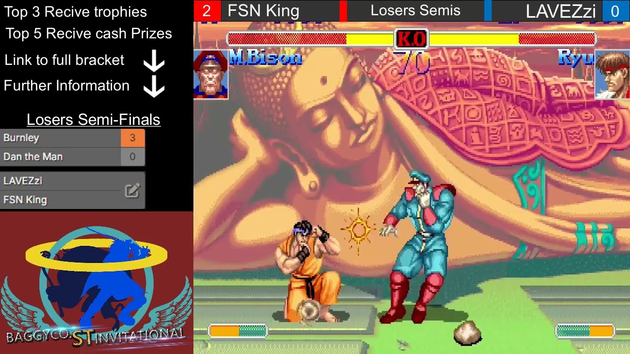 The Baggyco St Invitational 2024 - FSN King(M Bison) Vs LAVEZzi(Ryu)