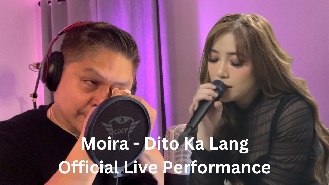Chena Royale Reacts to Moira - Dito Ka Lang (Official Live Performance)