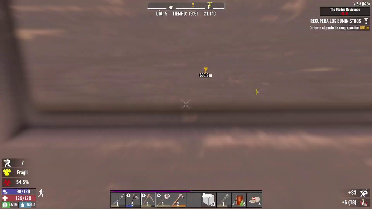 Último strem del año Serie 7 Days To Die versión 2.5 construcción de base y misiones episodio 5