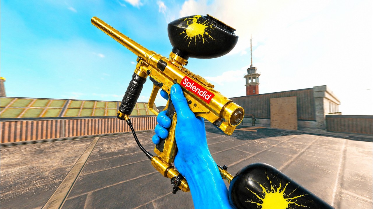 The NEW ONE SHOT PAINTBALL GUN is META on Rebirth Island 👑