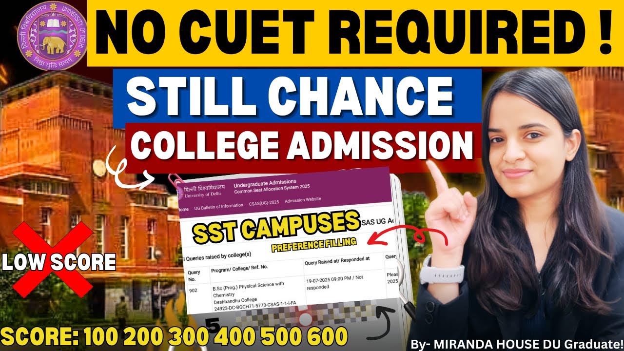 BIG UPDATE🔥DIRECT ADMISSION OPEN without CUET 2026?😱 Last chance to Apply for SST N-SAT 2026