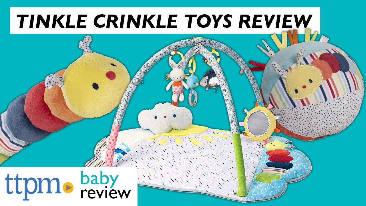 Tinkle Crinkle Toys from Baby Gund | Activity Gym & Baby Toys Review