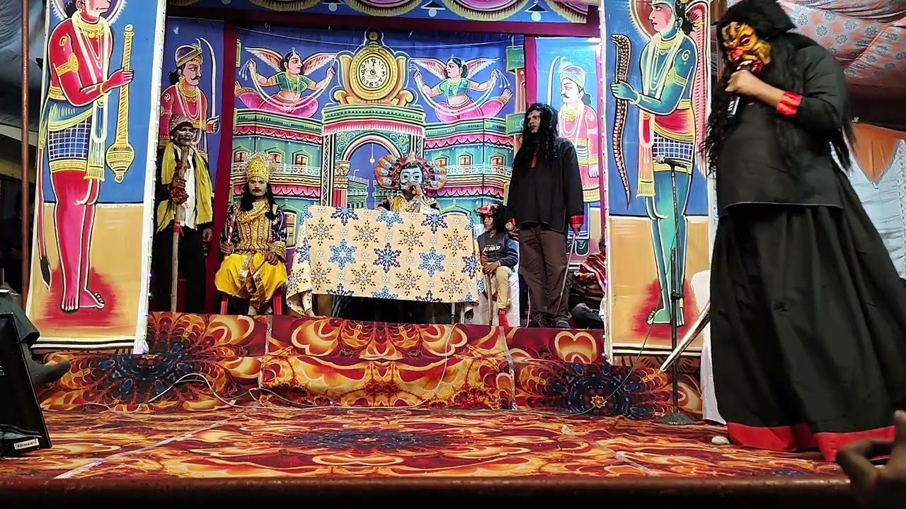 सूर्पनखा की नाक काटने पर खर दूषण के पास जाती है कृषक समाज रामलील मंडल बाबाडिया भाऊ 