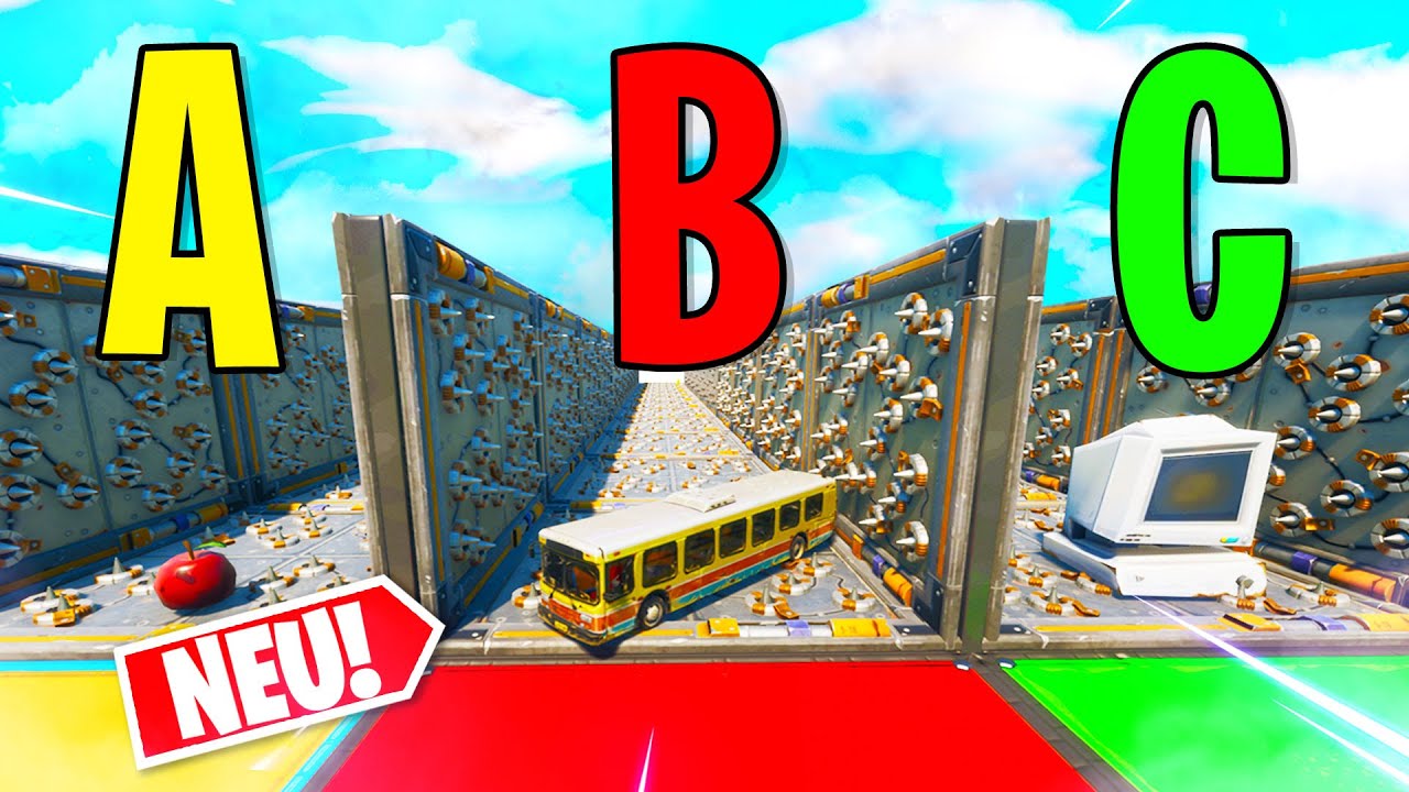 *NEU* ABC Deathrun in Fortnite2!