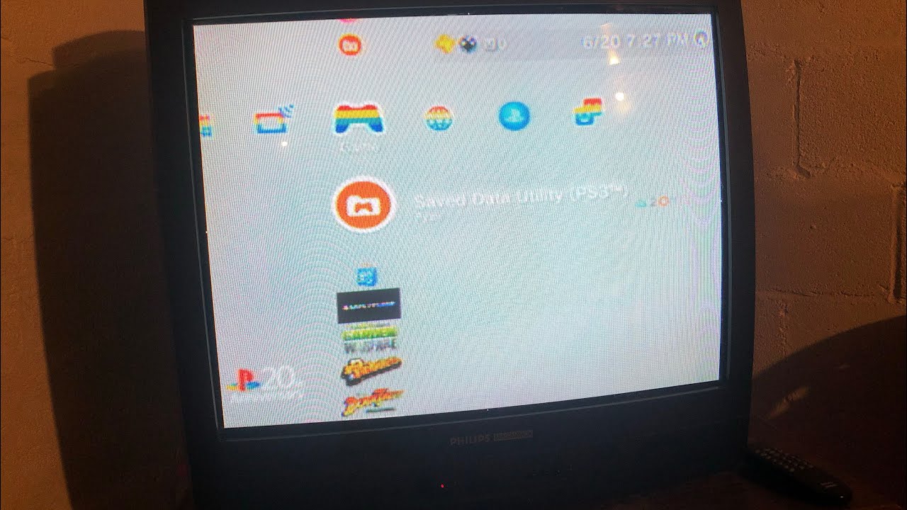 Playing PS3 games on a CRT (The True 2006 Experience)
