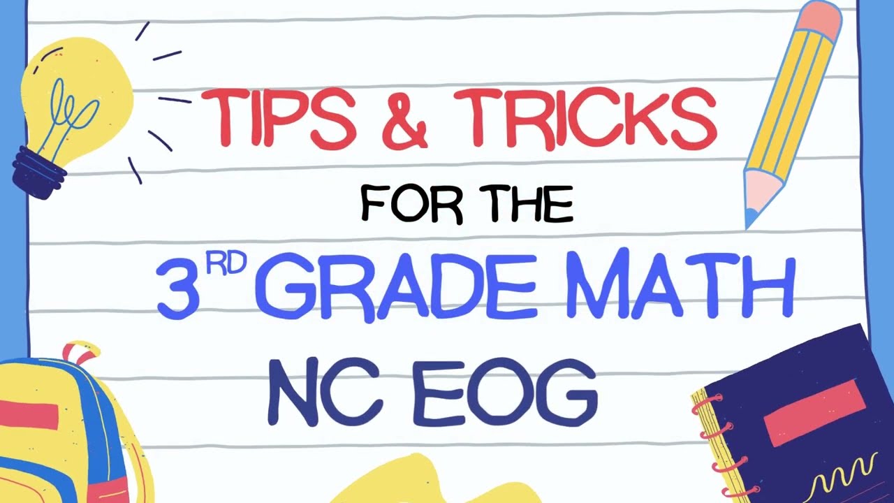NC 3rd Grade Math EOG : How to Create a Helper Page (cheat sheet)