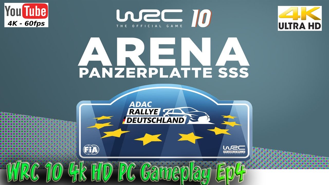WRC10 Arena Panzerplatte Stage Deluxe Edtion WRC 10 4K PC Gameplay Ep4