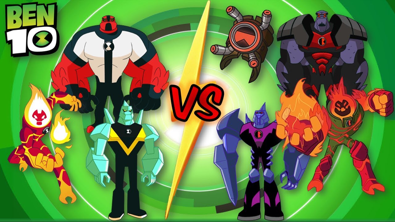 Ben 10 Reboot VS Reboot Antitrix Aliens! + BONUS