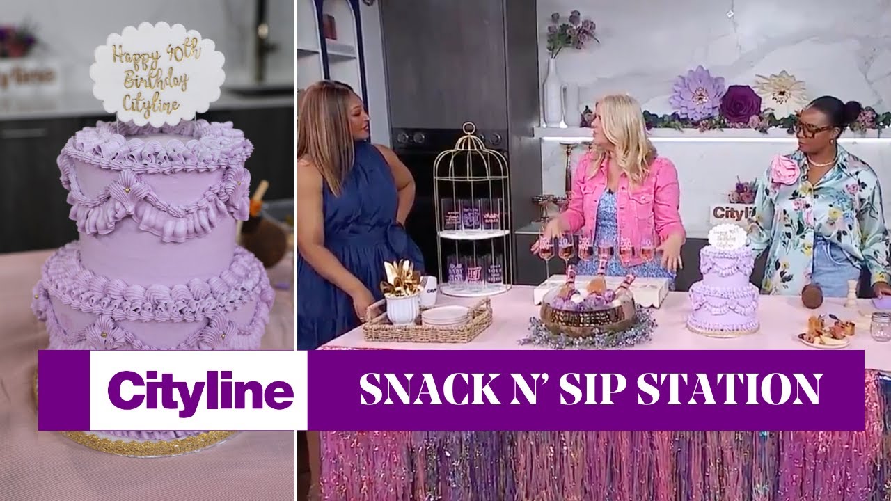 5 tips to create a sophisticated snack n' sip station