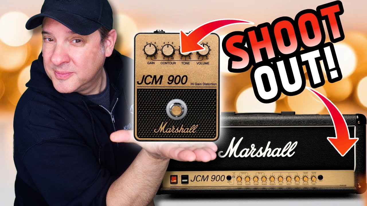 Marshall JCM 900 Pedal vs. Real Deal HEAD to HEAD!