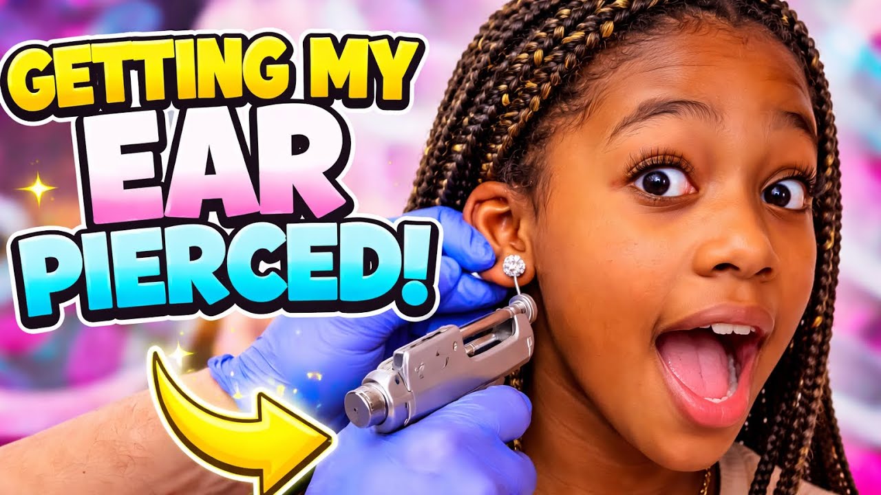 I Wasn’t Ready for This 😭 | Piercing My Daughter’s Ears
