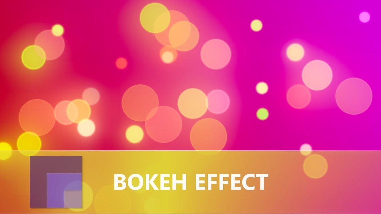 Create a Light Bokeh Effect in Gimp.  Easy 'Glows' Design Tutorial using G'MIC and Gimp 2.10